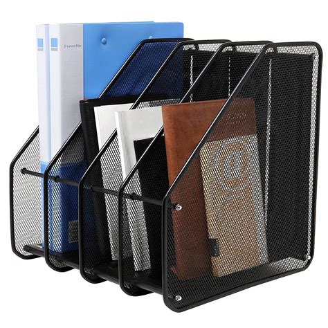 metal file organizer box|metal free standing file organizer.